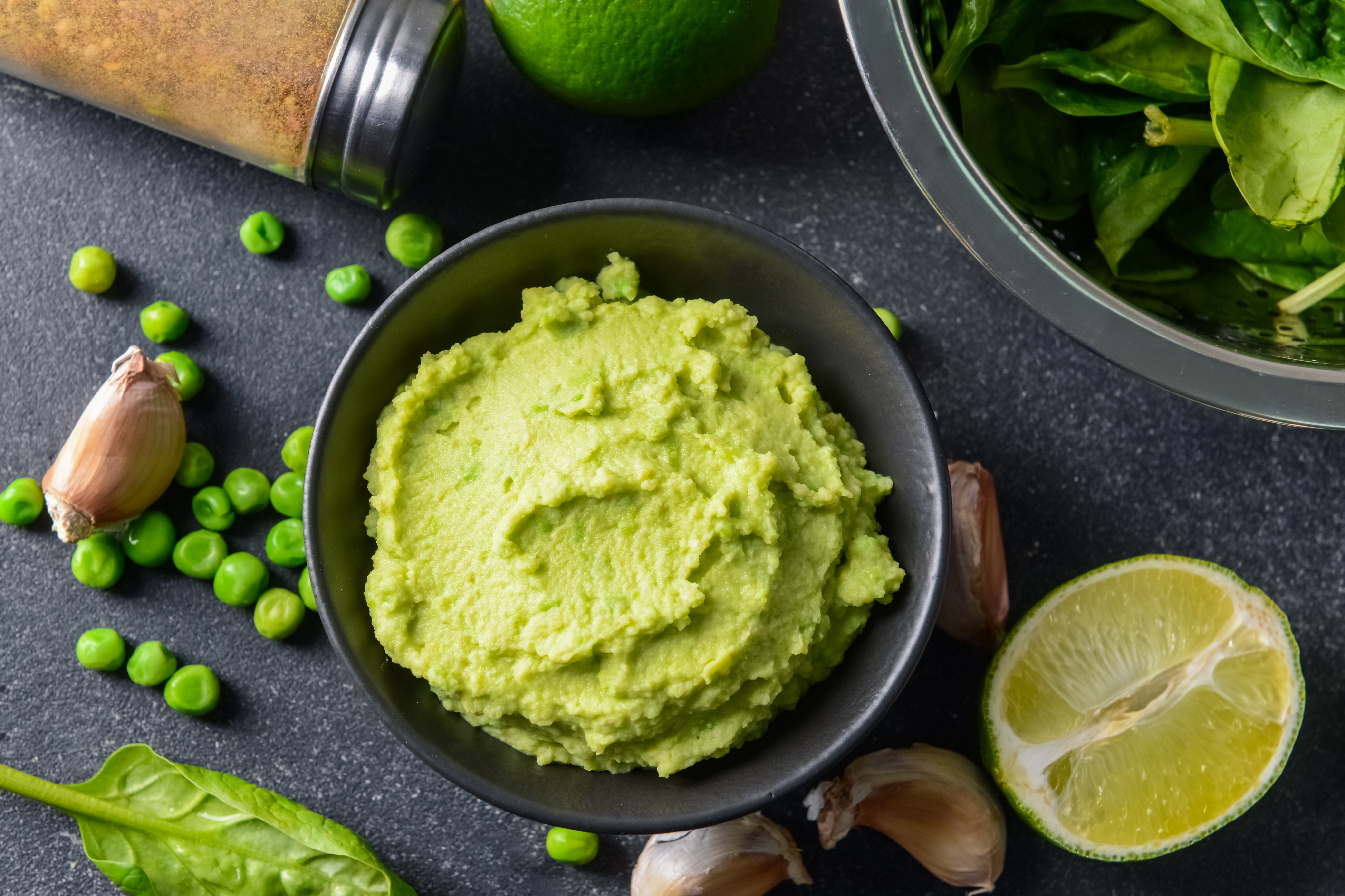 Green Pea & Edamame Dip